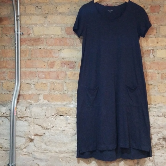 eileen fisher navy dress